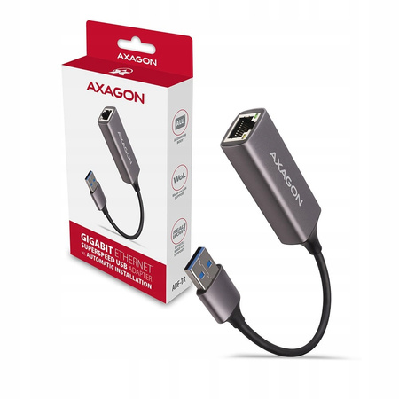 AXAGON ADE-TR Karta sieciowa Gigabit Ethernet adapter, USB-A 3.2 Gen 1,,,