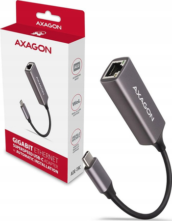 AXAGON ADE-TRC Karta sieciowa Gigabit Ethernet adapter, USB-C 3.2 Gen 1,,,