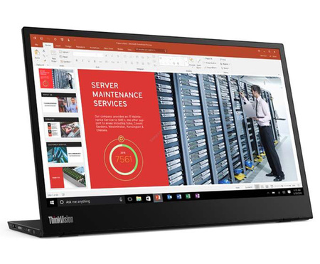 MOBILNY MONITOR Lenovo ThinkVision M14 IPS FHD USB-C ULTRALEKKI 300 nitów
