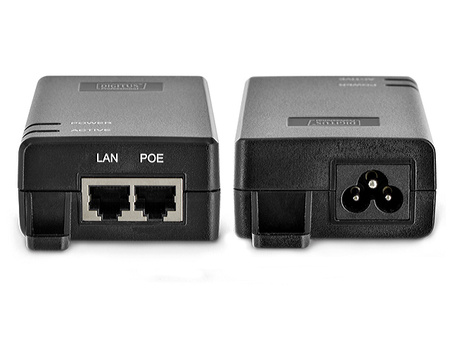 Zasilacz/Adapter PoE+ 802.3at, max. 55V 30W Gigabit 10/100/1000Mbps,