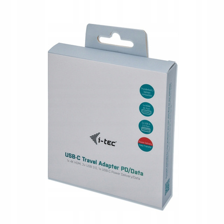 I-TEC Adapter USB-C HDMI oraz USB z funkcją Power Delivery