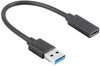 LANBERG Adapter USB TYPE-C(F) AM 3.1 15 cm