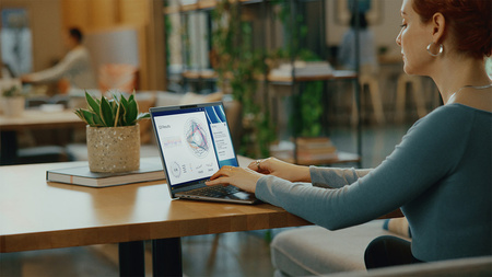 Dell Latitude 7455 Snapdragon X Elite X1P-64-100 16GB 512SSD TOUCH BLK W11P