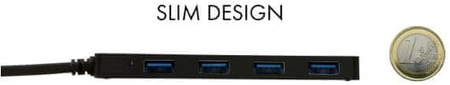 I-TEC USB-C Slim pasywny HUB 4x USB 3.0 do podłączenia USB-A/USB-C