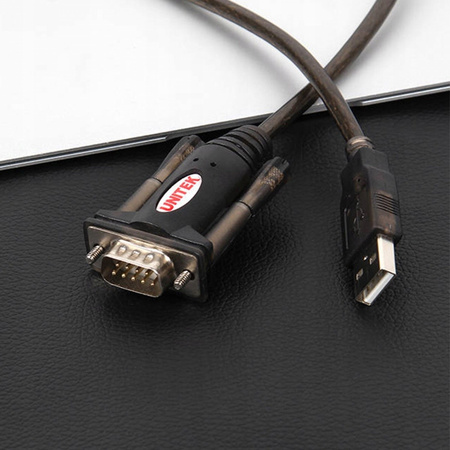UNITEK Adapter USB- 1xRS-232 + Adapter DB9F/DB25M; Y-105A