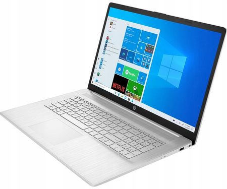 Laptop HP 17 QUAD 8GB 256SSD FULL HD PODŚ-KL USB-C W11