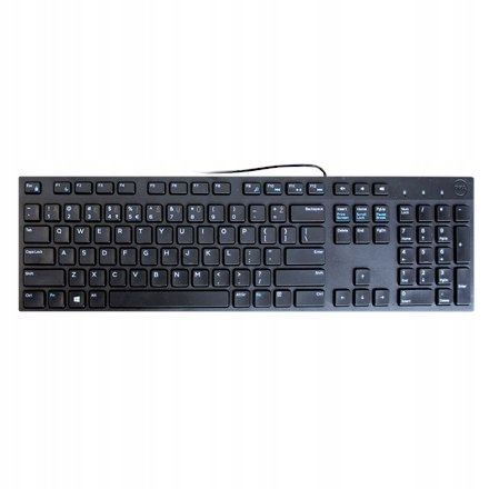 Klawiatura multimedialna KB216 US International (QWERTY) - czarna (RTL BOX)