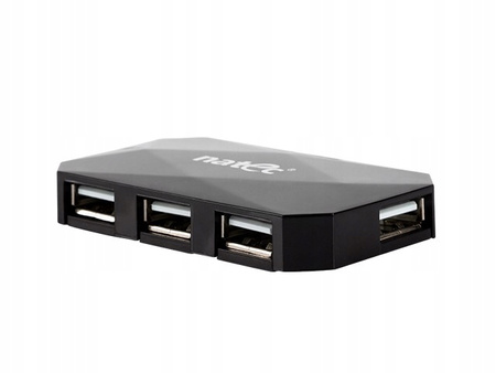 NATEC Hub USB 4-porty LOCUST USB 2.0 Czarny