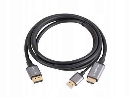 LANBERG Kabel HDMI(M)-Displaypor(M) 1.8M 4K czarny