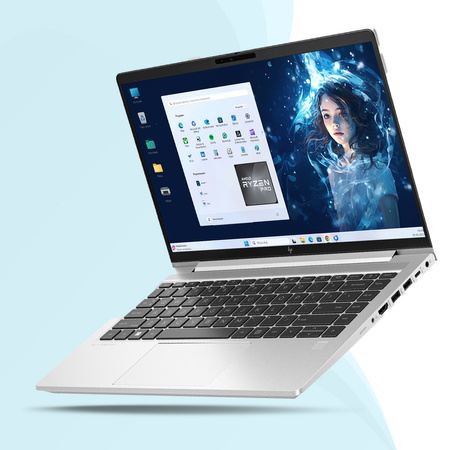 Laptop HP EliteBook 645 AMD Ryzen5 PRO 7530 16GB 512SSD BLK W11P 14"