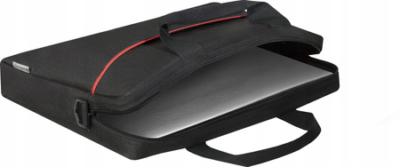 DEFENDER TORBA LITE 15,6 CZARNA WZMOCNIONE BOKI, PLASKI KSZTALT