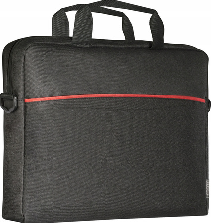 DEFENDER TORBA LITE 15,6 CZARNA WZMOCNIONE BOKI, PLASKI KSZTALT