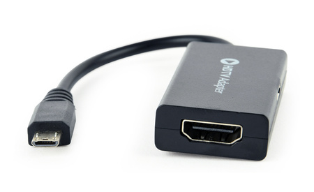 GEMBIRD Adapter MHL(M)->HDMI(F)+ USB Micro(BF)(11 PIN) 16cm