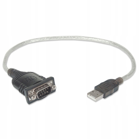 MANHATTAN Konwerter USB na port szeregowy RS232