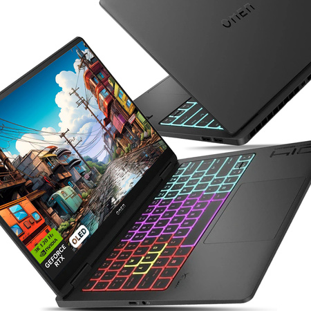 LAPTOP GAMINGOWY HP OMEN 14 U7 16GB 1TB SSD RTX4060 OLED 120Hz BLK W11
