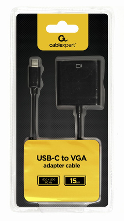 GEMBIRD Adapter USB C/VGA męski
