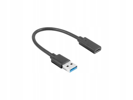 LANBERG Adapter USB TYPE-C(F) AM 3.1 15 cm