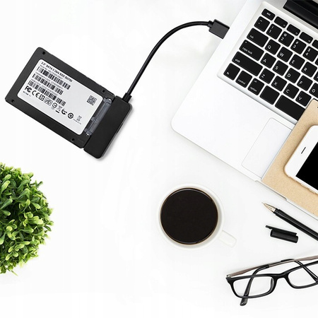 Adapter SATA | Przejściówka na dysk SSD HDD 2.5'' | USB 3.0 | Super|