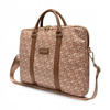 GUESS Torba do notebooka 16 cali GCube Stripes GUCB15HGCFSEW brązowa