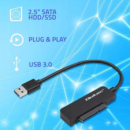Adapter SATA | Przejściówka na dysk SSD HDD 2.5'' | USB 3.0 | Super|