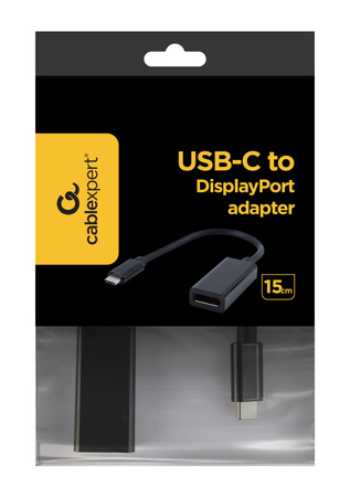 GEMBIRD Adapter USB Typ-C to DisplayPort Czarny
