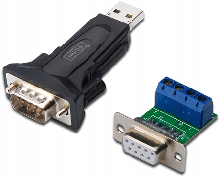 Konwerter/Adapter USB 2.0 do RS485 (DB9) z kablem USB A M/Ż dł. 80cm