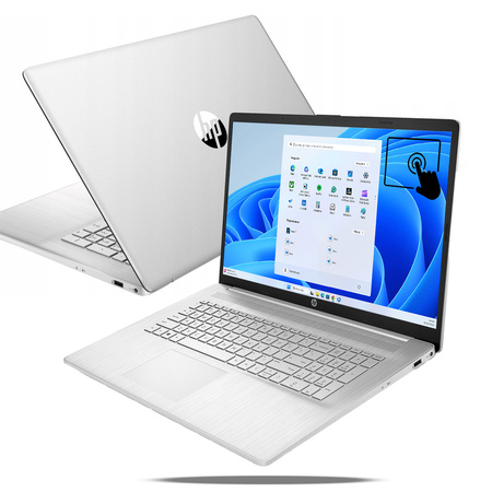 PORĘCZNY LAPTOP HP 17 Silver N 16GB 2TB SSD DOTYKOWY EKRAN W11 17.3"