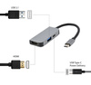 GEMBIRD Hub USB-C PD HDMI USB 3.1