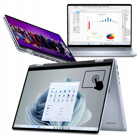 Dell Inspiron 16 7640 2in1 Ultra7 16GB 2TB SSD FHD+ TOUCH BLK FP W11
