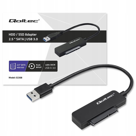 Adapter SATA | Przejściówka na dysk SSD HDD 2.5'' | USB 3.0 | Super|