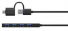 ICYBOX Hub IB-HUB1424-C3 4-Port USB Typ-A, złącze Typ-C/A