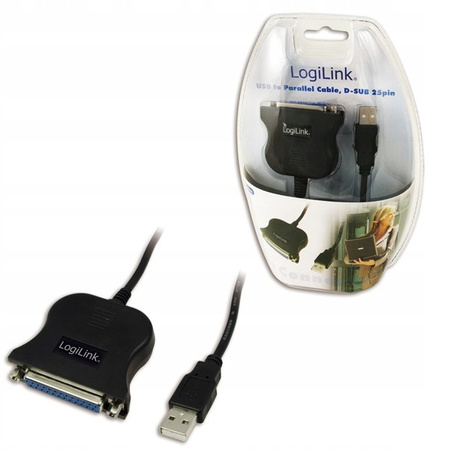 LOGILINK Adapter USB do DSUB-25pin, 1,5m