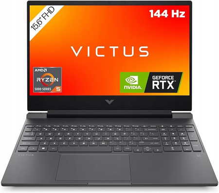 GAMINGOWY HP VICTUS 15 RYZEN 5 6x4.5 16GB 512SSD RTX2050 144Hz W11