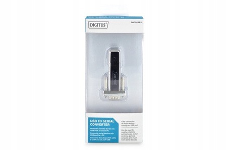 Konwerter/Adapter USB 1.1 do RS232 (DB9) z kablem Typ USB A M/Ż 80cm