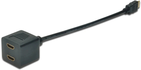 Kabel rozdzielacz/splitter HDMI HighSpeed 1080p 24Hz FHD Typ HDMI A/2xHDMI