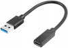 LANBERG Adapter USB TYPE-C(F) AM 3.1 15 cm