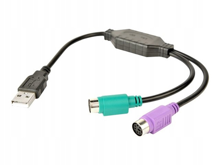 GEMBIRD Adapter 2xPS2->USB mysz + klawiatura