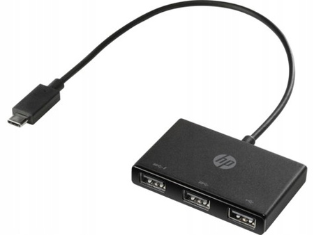 HP INC. USB-C to 3 USB-A Hub Z6A00AA