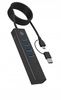 Hub IB-HUB1737-C3 7-Port USB 3.2 Gen 1 Hub, 3x USB Type-C., 4x USB Type-A
