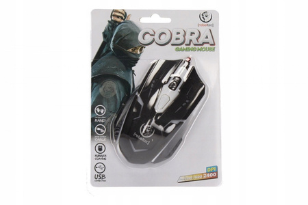 REBELTEC Gamingowa mysz optyczna USB COBRA 1000/1200/2400 DPI