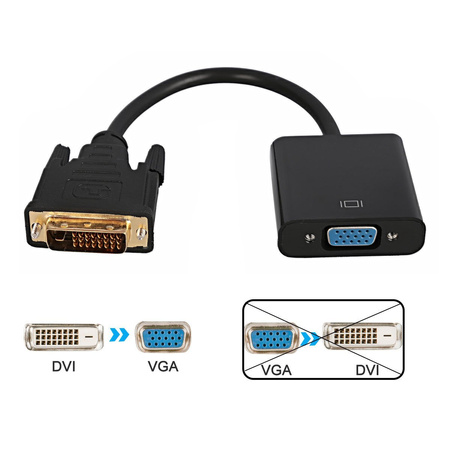 GEMBIRD Adapter DVI-D/VGA 24M/15F