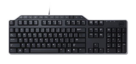 DELL Przewodowa biznesowa klawiatura multimedialna USB KB-522, czarna