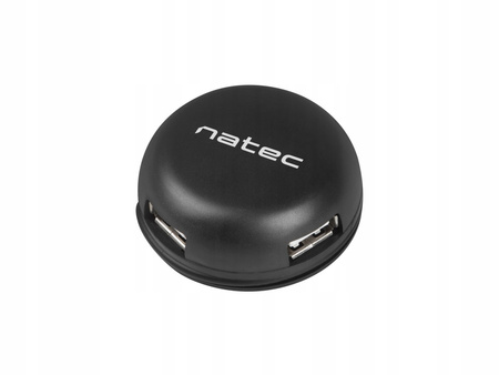 NATEC Hub USB 4 porty Bumblebee USB 2.0 czarny