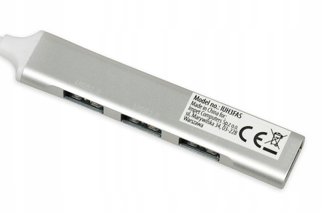 IBOX HUB 4-PORTOWY USB3.0 + USB 2.0, SLIM