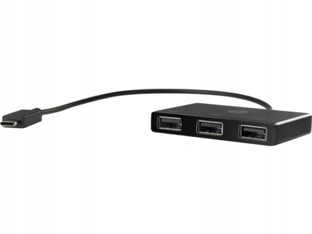 HP INC. USB-C to 3 USB-A Hub Z6A00AA