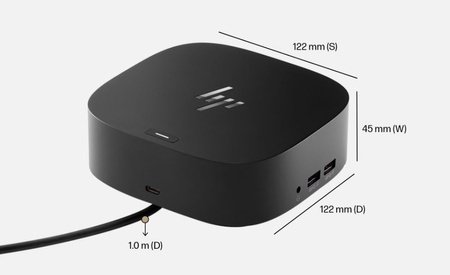 Fabrycznie nowa STACJA DOKUJACA HP USB-C G5 TB 5TW10AA Essential Dock +120W