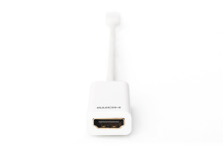 Kabel adapter Displayport 1080p 60Hz FHD Typ miniDP/HDMI A M/Ż biały 0