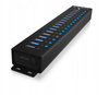 Hub IB-HUB1717 16+1 port USB HUB, 16x USB + 1x USB do ładowania, USB 3.2,