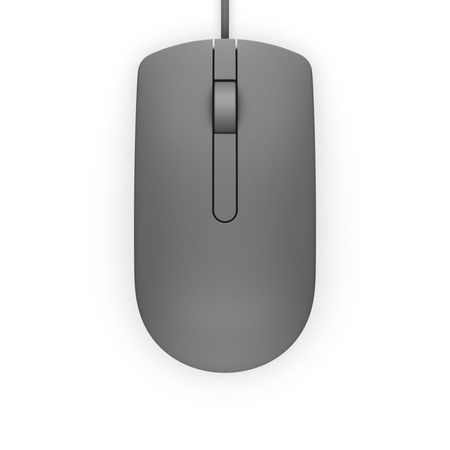 DELL Przewodowa mysz optyczna USB szara MS116