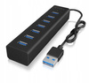 ICYBOX IB-HUB1700-U3 7-Port USB HUB+zasilacz